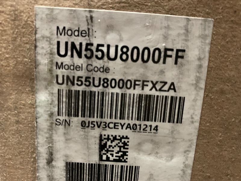 Photo 1 of **DAMAGED** Samsung 55-Inch Class Crystal UHD U8000F 4K Smart TV (2025 Model) Endless Free Content, Crystal Processor 4K, MetalStream Design, Knox Security, Compatible with Alexa