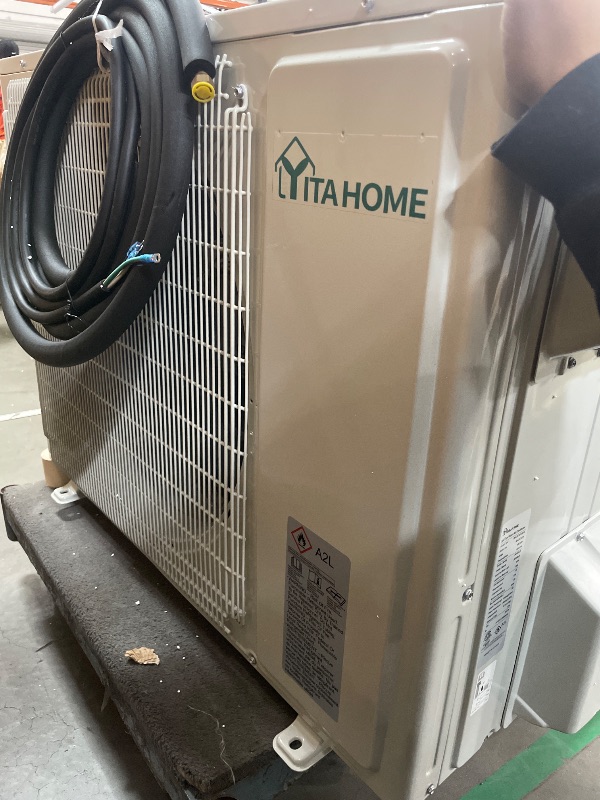 Photo 1 of **INCOMPLETE** YITAHOME 24000 BTU Mini Split Air Conditioner Heat Pump System, 21 SEER2 208-230V Ductless Inverter System with Wi-Fi & Alexa Compatibility, Cover Up to 1500 Sq. Ft, Complete Installation Kit Included