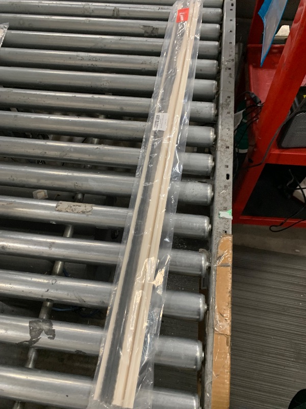 Photo 1 of 2 Pack Door Draft Stopper, Cuttable Concealed Kerf/Channel Fit Under Door Sweep, Draft Stopper Threshold Seal Bottom of Door Weatherstrip Kerf Weather Stripping Doors (White, 39 inch)