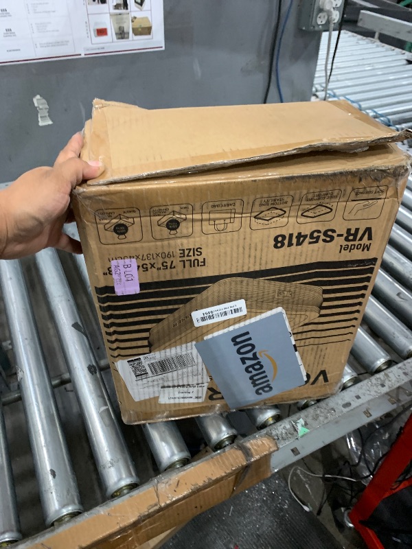 Photo 1 of VOSSER Air Mattress Full with Built in Pump,18''Inflatable Mattress of Upgraded Vertical Beams,Self Inflatable/Deflation Blow Up Mattress in 3 Mins,Flocked Top Airbed with Carry Bag for Home, Camping