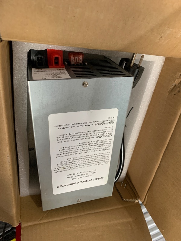 Photo 1 of ??????? WF-9855 55 Amp RV Power Converter Charger, Replace for RV Camper WF-9800 Series, WF-9855, WF-9855-AD, WF-9855-MBA, for Lead-Acid Battery 1 Year Warrant