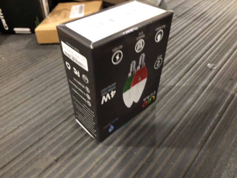 Photo 1 of 2 Pack LED Red Green Light Bulb - 4W (40Watt Equivalent) - E12 Base Red Green LED Bulb, Party Decoration, Porch Holiday Lighting, Candelabra Bulbs Non-Dimmable