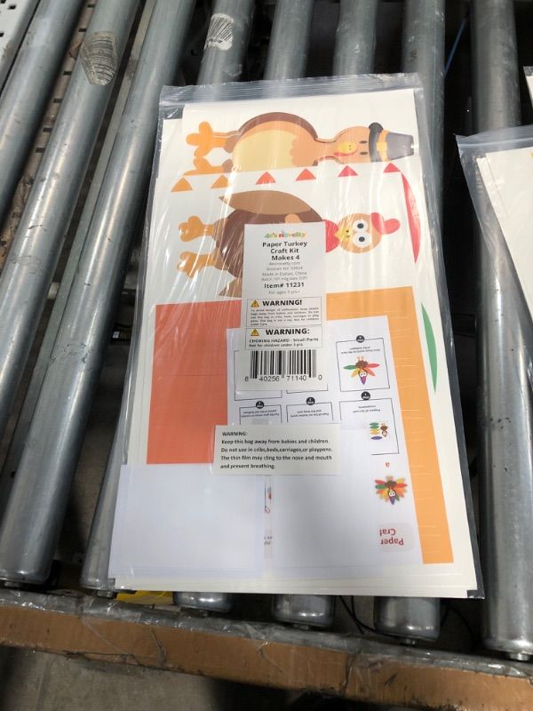 Photo 1 of 4E's Novelty Turkey Craft Kit, 4 Pcs Thanksgiving Crafts Kits for Kids, Thankful Turkey Activity Turkeys Arts and Crafts Friends Giving Kids Craft