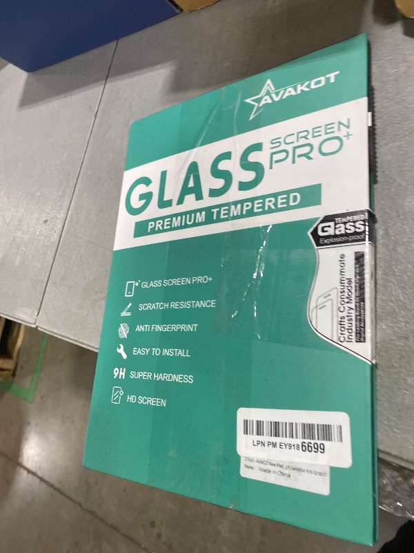 Photo 1 of avakot 2 Pack Screen Protector for iPad 11th A16 2025(11 Inch) / 10th Generation 2022 (10.9 Inch), Tempered Glass Film Guard -Clear Ultra Touch Sensitive Case Friendly