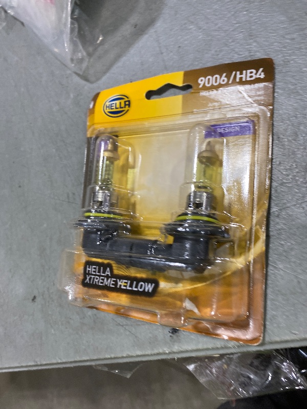 Photo 1 of HELLA 9006 YL Twin Blister Xtreme Yellow Bulb (12V 55W), 2 Pack