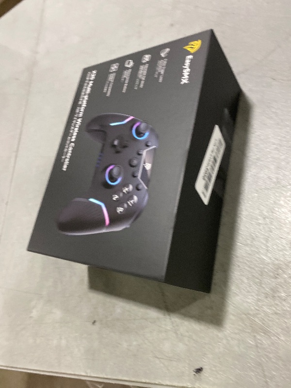 Photo 1 of EasySMX X20 Wireless Gaming Controller with RGB Backlit, 2-Stage Hall Effect Sticks, 1000Hz Polling Rate, 6-Axis Gyro on Multi-Platform, Mech Buttons- Compatible with PC/Switch/Steam/Android