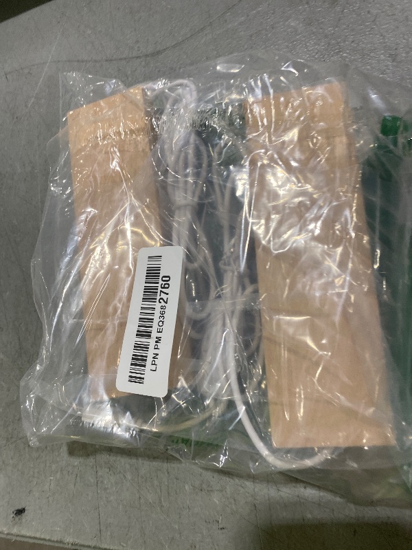 Photo 1 of 2-Piece LED Lights Display Stand - Wooden Base for DIY Acrylic Plate, Resin, Glass, Crystal Art - Warm/White Light - Square