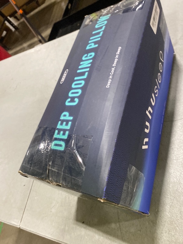 Photo 1 of Huhu Sleep Deep Cooling Pillow,Memory Foam Pillows,Cooling Bed Pillow, Bed Pillow for Side,Back and Stomach Sleepers,Neck Pillow for Sleeping with Removable and Machine Washable Cover, Standard Size