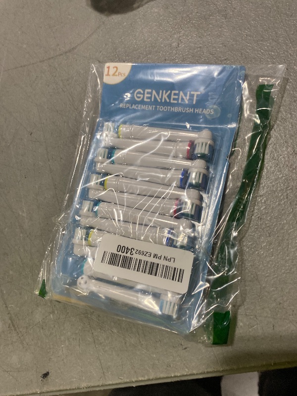 Photo 1 of Replacement Toothbrush Heads Compatible with Oral B Braun, 12 Pcs Professional Electric Toothbrush Brush Heads Compatible with Oral B Replacement Heads Refill 7000/Pro 1000/9600/500/3000