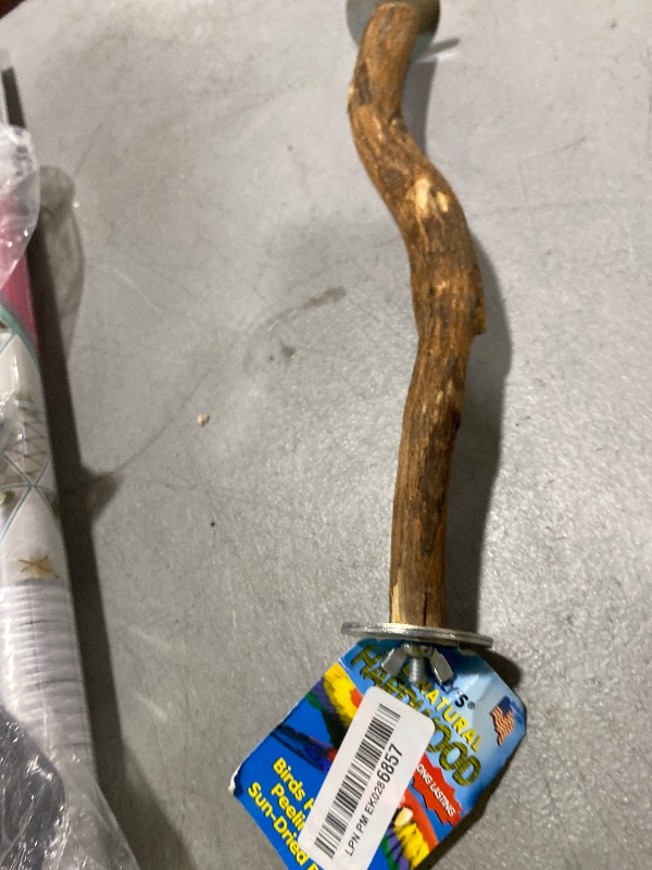 Photo 1 of Polly's Full Length Hardwood Bird Perch, 12-Inch