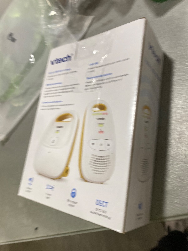 Photo 1 of PARTS ONLY --------------------------------------------------VTech Upgraded Audio Baby Monitor with Rechargeable Battery, Long Range, and Crystal-Clear Sound