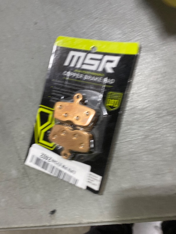 Photo 1 of MSR High Performance Copper Based Sintered Metal MTB Brake Pad Kit Compatible with SRAM Code R/RSC, Guide RE - SRAM Code R/RSC all years | 2 Pairs