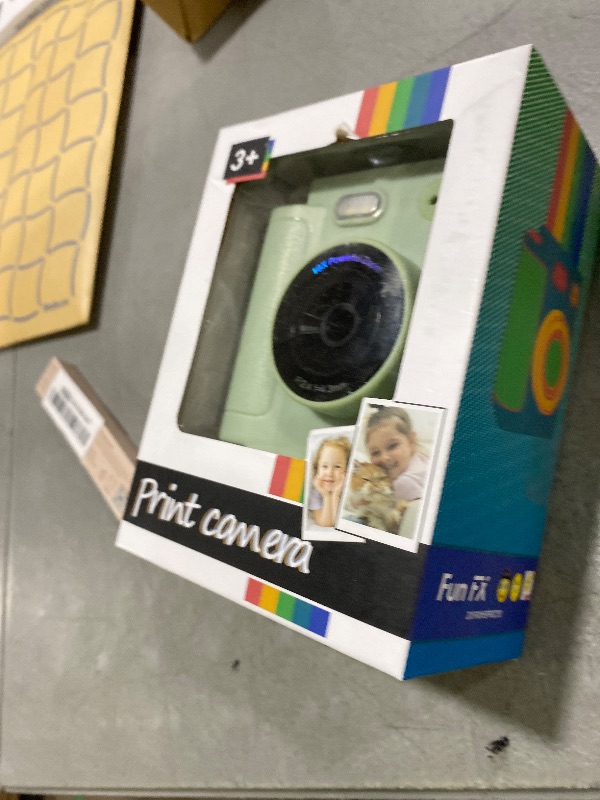 Photo 1 of Kids Camera Instant Print, 1080P HD Dual-Lens Selfie Digital Camera with 5 Printing Paper Rolls & 32G TF Card, for Children, Portable Toddler Toy for Age 3-12 Boys & Girls (Mint Green)