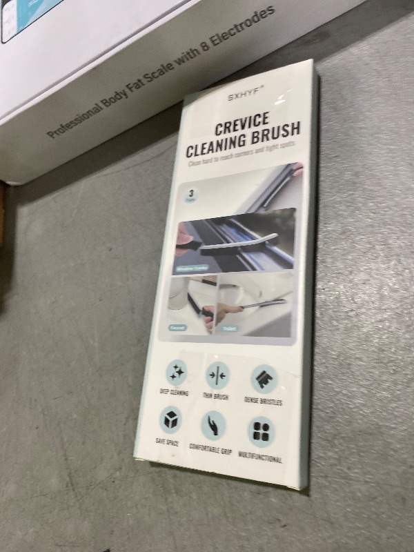 Photo 1 of SXhyf Crevice Cleaning Brush - Grout Scrub Brush, House Cleaning Supplies, Gap Cleaning Tools, Home Essentials, Gifts for Women Men, Hard Bristle Crevice Cleaner Brush for Household Use, Bathroom
