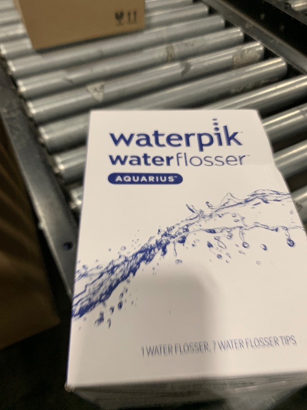 Photo 1 of Waterpik Aquarius Water Flosser For Teeth Cleaning, Gums, Braces, Dental Care, Electric Power With 10 Settings, 7 Tips For Multiple Users And Needs, ADA Accepted, White WP-660, Packaging May Vary