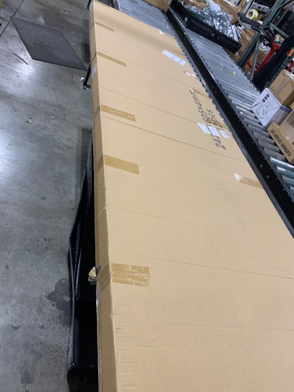 Photo 1 of Tatuo 12 Pack 8' X 2' X 0.16'' Polycarbonate Greenhouse Panels Polycarbonate Sheets Twin-Wall Roof Panels Waterproof UV Protected Clear Corrugated Plastic Roofing for Greenhouse Replacement