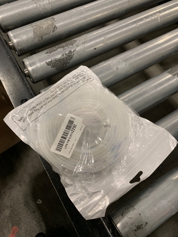 Photo 1 of Tondiamo Shower Door Side Strip Seal Glass Translucent Shower Door Side Strip Seal Soft Clear PVC Frameless Glass Sweep to Stop Water(5/32 x 98.4 Inches,2 Rolls)