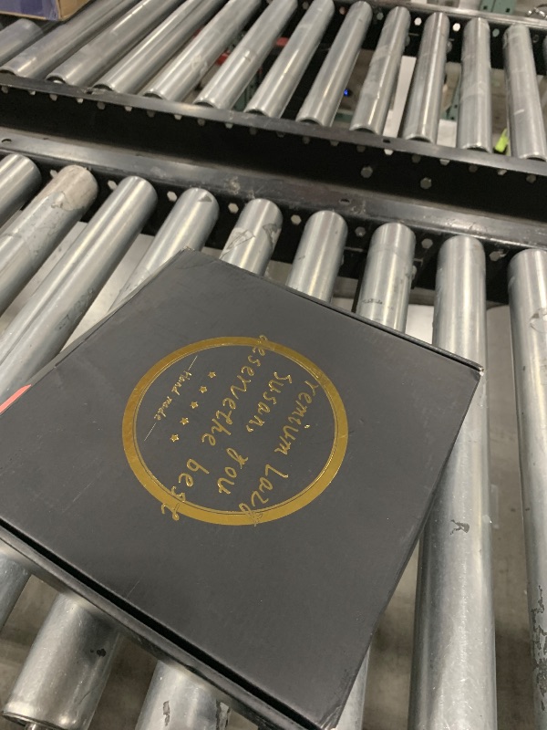 Photo 1 of 10" Oak Wood Decorative Tray for Home Decor, Tray for Coffee Table Decor Perfume Nightstand Vanity Bathroom Trays for Counter Candle Jewelry Makeup Farmhouse Table Centerpiece for Dining Room Gold