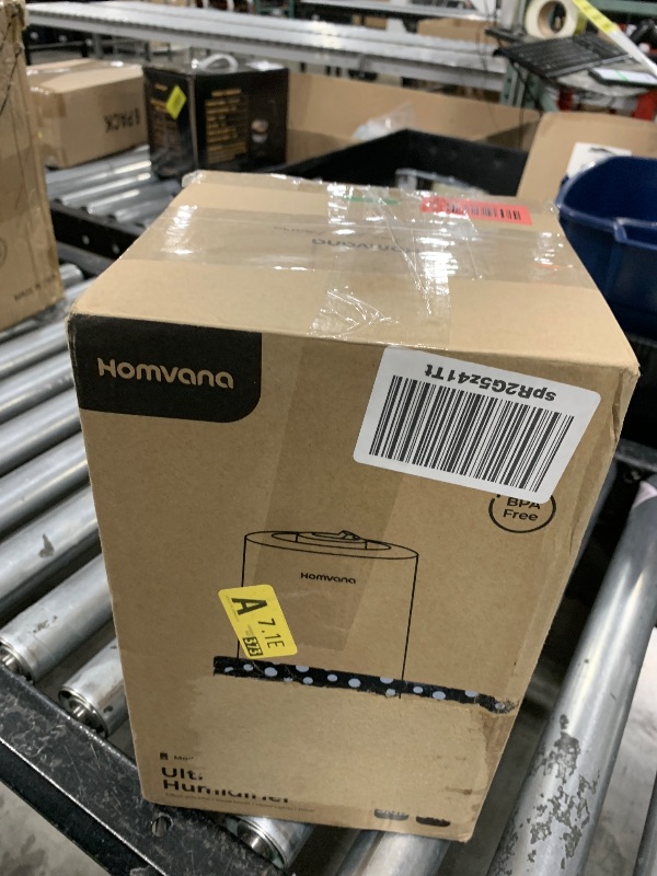 Photo 1 of Homvana Humidifiers for Bedroom Home, 3.6 L Cool Mist Top-Fill 34H Super Long Time, Quiet 23dB, Baby Humidifier, Oil Diffuser for Large Room, Plants, Nursery, Office BPA FREE, 7 Color Light Ultrasonic