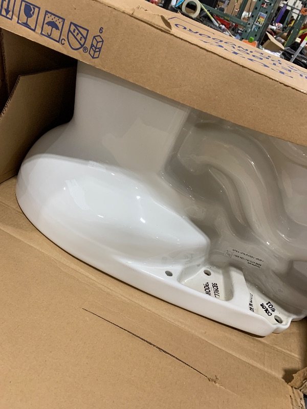 Photo 1 of BOWL ONLY******TOTO Drake ONE-Piece Elongated 1.6 GPF TORNADO FLUSH Toilet , Cotton White - CST776CSG#01