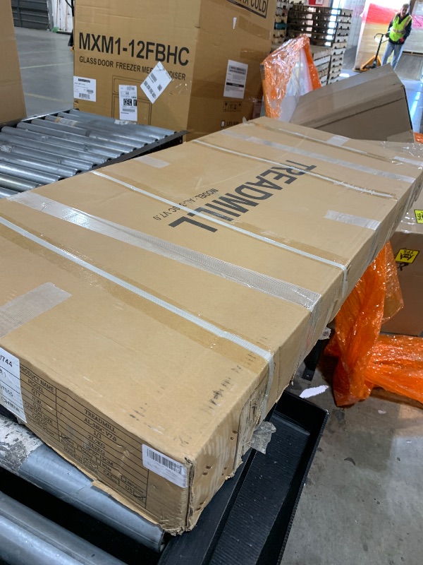 Photo 1 of Treadmill with Handles, 2025 Upgraded Small Treadmills Home, Portable Electric Treadmills for Home 300 lbs Capacity,Walking Pad Treadmill,Lightweight Folding Foldable Walking Pad with LED Display