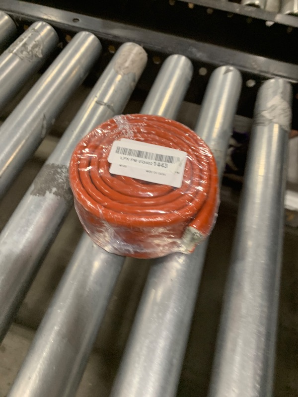 Photo 1 of 1.57"(40mm) ID Heat Shielded Fire Thermo Armor Fire Sleeve Silicone Coated Fiberglass for Automotive Hose Lines & Electrical Wiring Red, 5 feet