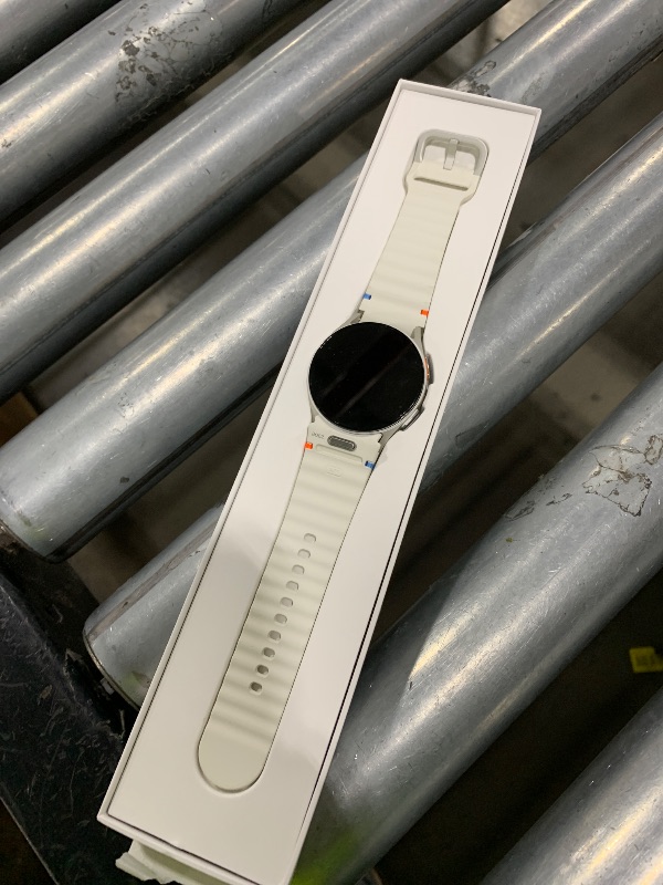 Photo 1 of Samsung Galaxy Watch 7 40mm Bluetooth AI Smartwatch w/Energy Score, Wellness Tips, Heart Rate Tracking, Sleep Monitor, Fitness Tracker, 2024, Cream [US Version, 1Yr Manufacturer Warranty]