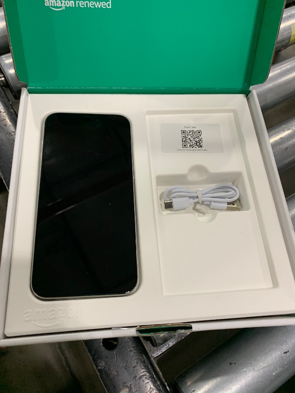 Photo 1 of Apple iPhone 15 Pro Max, 256GB, White Titanium - Unlocked (Renewed Premium)