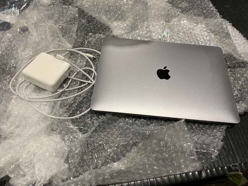 Photo 1 of Apple 2020 MacBook Pro with M1 Chip, 13-inch, 8GB RAM, 256GB SSD, Silver (Renewed)