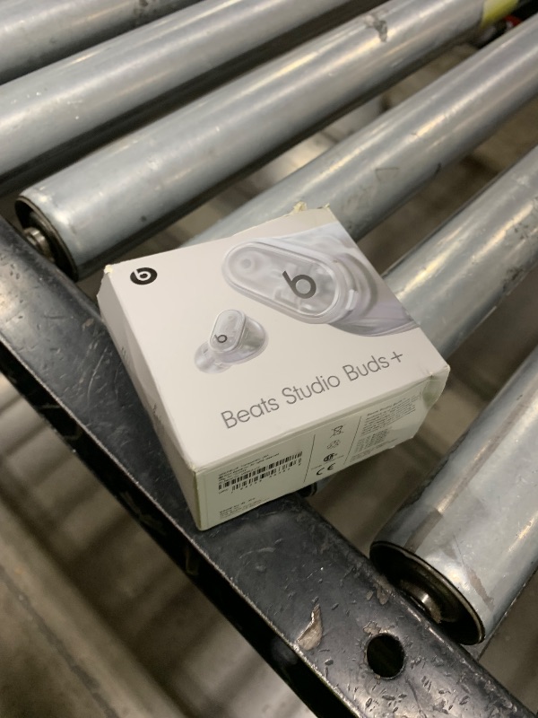 Photo 1 of Beats Studio Buds + | True Wireless Noise Cancelling Earbuds, Enhanced Apple & Android Compatibility, Built-in Microphone, Sweat Resistant Bluetooth Headphones, Spatial Audio - Transparent