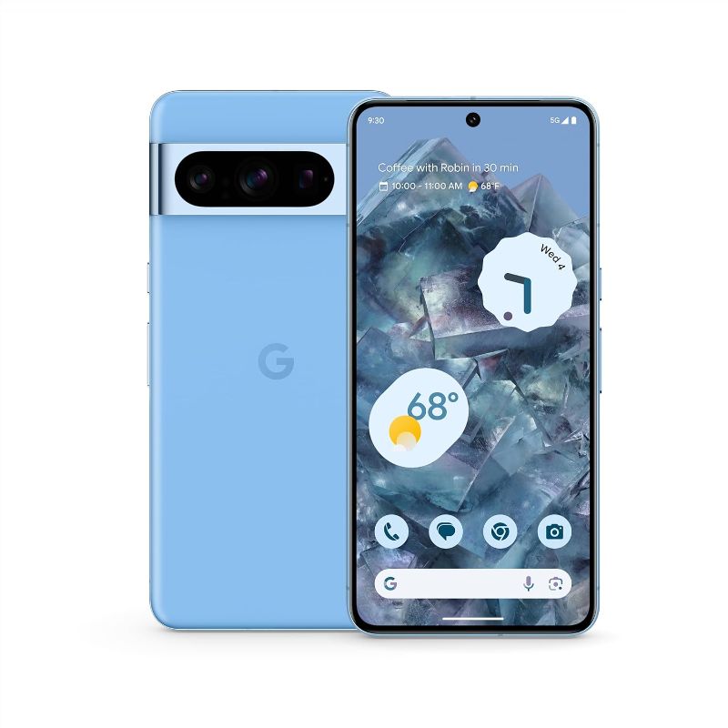 Photo 1 of Google Pixel 8 Pro - Unlocked Android Smartphone with Telephoto Lens and Super Actua Display - 24-Hour Battery - Bay - 128 GB