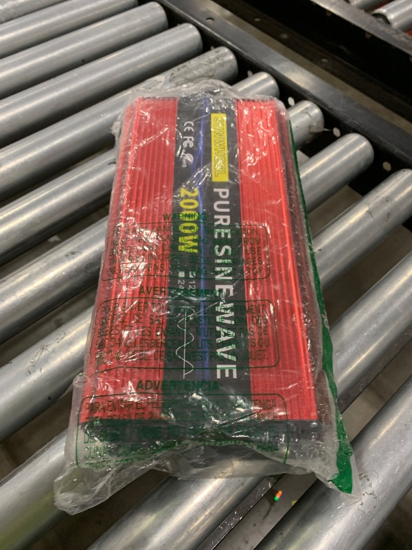 Photo 1 of SUNWHEEL 2000W Pure Sine Wave Inverter, 12V DC to 110V/120V AC Power Inverter for RV?Microwave?Off Grid?Truck?Refrigerator?Air Conditioner with 2 AC outlets and LCD Display