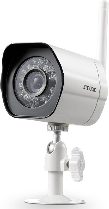 Photo 1 of Zmodo 1080p Full HD Outdoor Wireless Security, Smart Home Indoor Outdoor WiFi IP Cameras with Night Vision, Plug-in, Compatible with Alexa