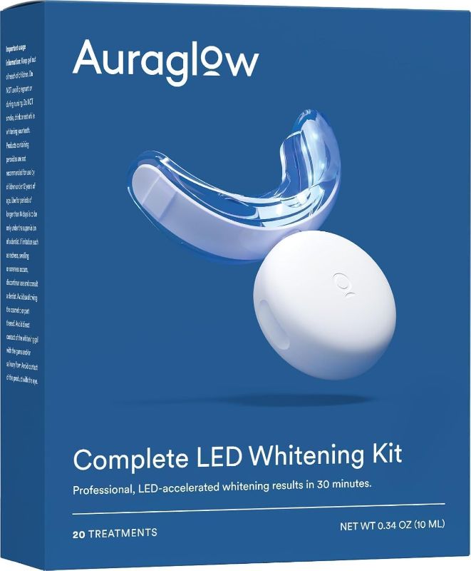 Photo 1 of auraglow led whitening kit 