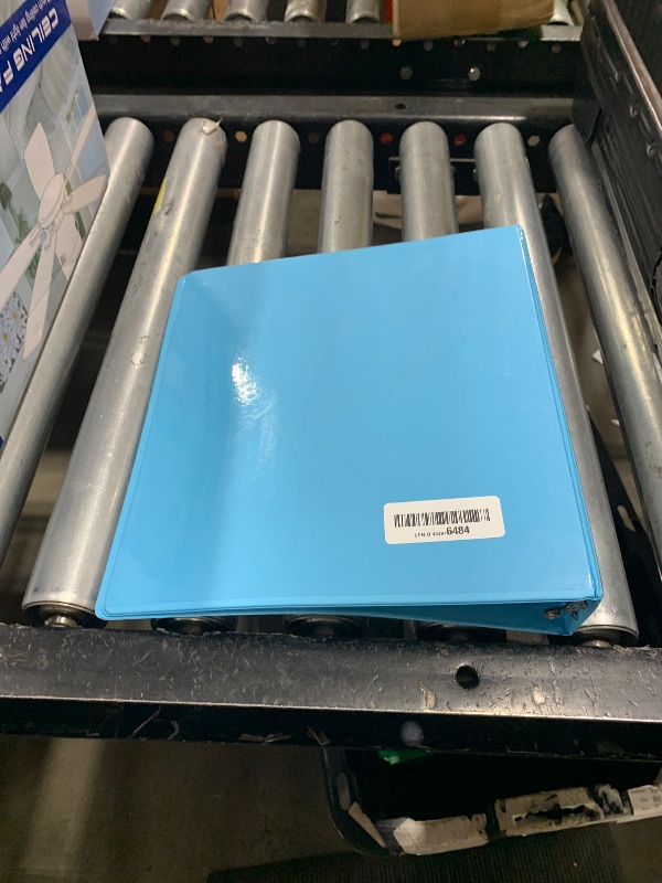 Photo 1 of 3 Ring Binder 1.5 Inch Blue, 1 ½ inch Binder Clear View Cover with 2 Inside Pockets, Colored School Supplies Office and Home – by Enday