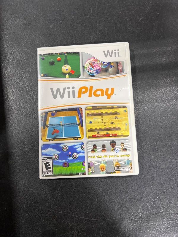 Photo 1 of Wii Play with Wii Remote
