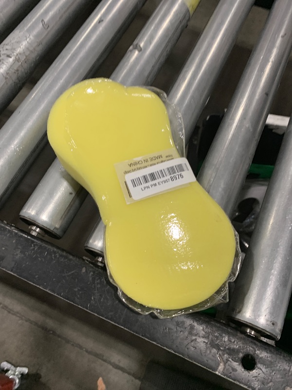 Photo 1 of Car Wash Sponges All-Purpose Cleaning Sponges for Dishes, Tile, Bike, Boat, Kitchen & Household with Easy Grip Design (Yellow)