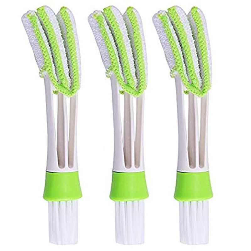 Photo 1 of Mini Duster for Car Air Vent, Set of 3 Automotive Air Conditioner Cleaner and Brush, Dust Collector Cleaning Cloth Tool for Keyboard Window Leaves Blinds Shutter Glasses Fan
