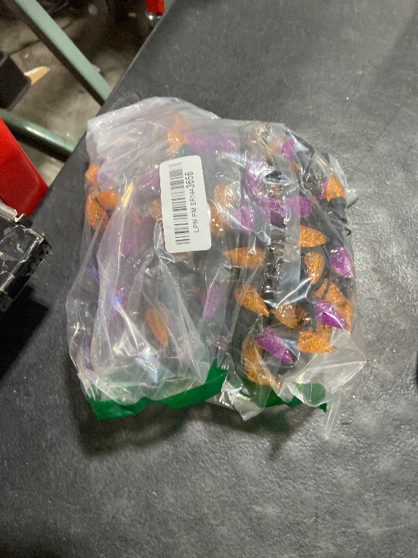 Photo 1 of 240 LED 78FT C6 Halloween String Lights, Super Long Halloween Lights Outdoor Indoor with 13 Modes & Timer, Waterproof Fairy Twinkle Light Plug in for Tree Horror Party Decorations (Orange and Purple)