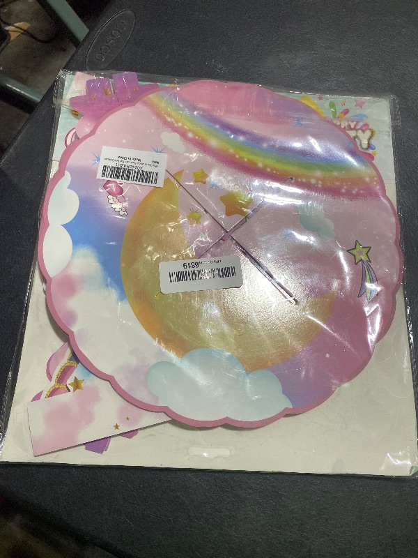 Photo 1 of 2 Pack Unicorn Cupcake Stands Birthday Decorations: 3-Tier Unicorn and Rainbow Theme Party Supplies Cake Stand Toppers for Girls Kids - Suitable for 48pcs Cupcakes Pink Table Decorations
