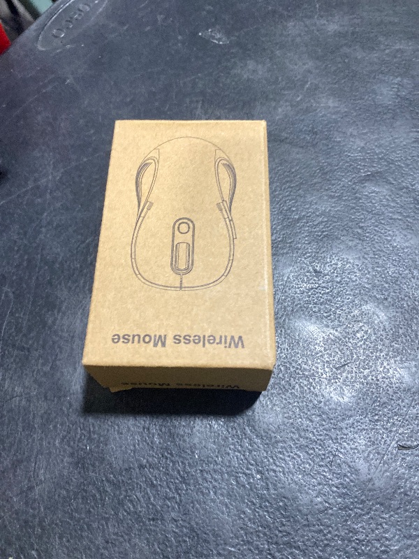 Photo 1 of WisFox 2.4G Wireless Mouse for Laptop, Ergonomic Computer Mouse with USB Receiver and 3 Adjustable Levels, 6 Button Wireless Mice for Windows Mac PC Notebook (Grey)