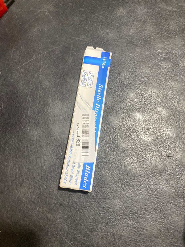 Photo 1 of 15 Pack Surgical Blades #10 with Stainless Steel Scalpel Handle, High Carbon Steel Dermablade Blades Individually Wrapped Sterile for Dermaplaining, Podiatry, Crafts & More