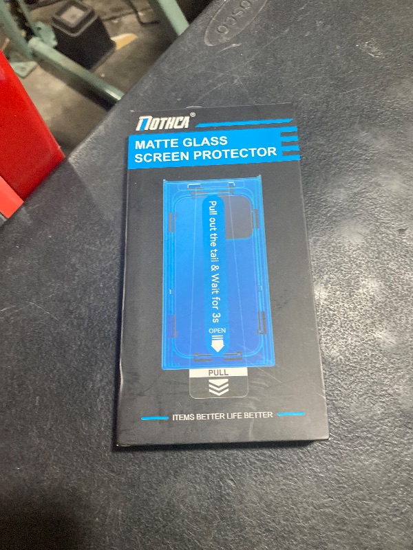 Photo 1 of Mothca 2 Pack Matte Glass Screen Protector for iPhone Air 6.5-inch [Auto Fit Box Dust-Free] Edge to Edge Full Coverage Anti-Glare & Anti-Fingerprint Tempered Glass, Bubble Free, Smooth as Silk