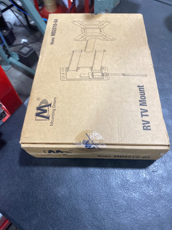 Photo 1 of Mounting Dream UL Listed Lockable RV TV Mount for Most 17-43 inch TV, RV Mount for Camper Trailer Motor Home Boat Truck, Full Motion Unique One Step Lock RV TV Wall Mount, VESA 200mm, 44 lbs, MD2210