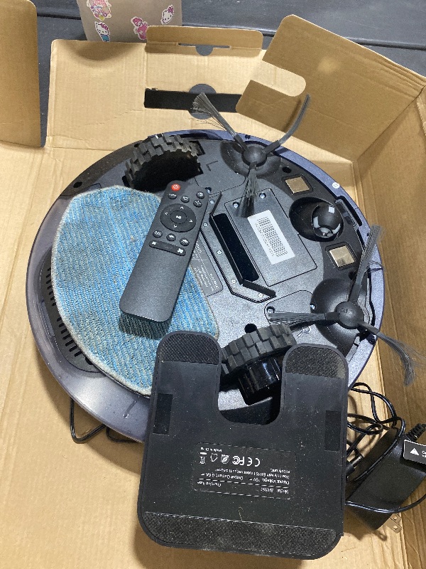 Photo 1 of XIEBro Life Robot Vacuum and Mop Combo, Robotic Vacuum Cleaner 2 in 1 with WiFi/App/Voice, Schedule, Water Tank and Dustbin, Self-Charging, Slim, Ideal for Hard Floor, Pet Hair, Carpet