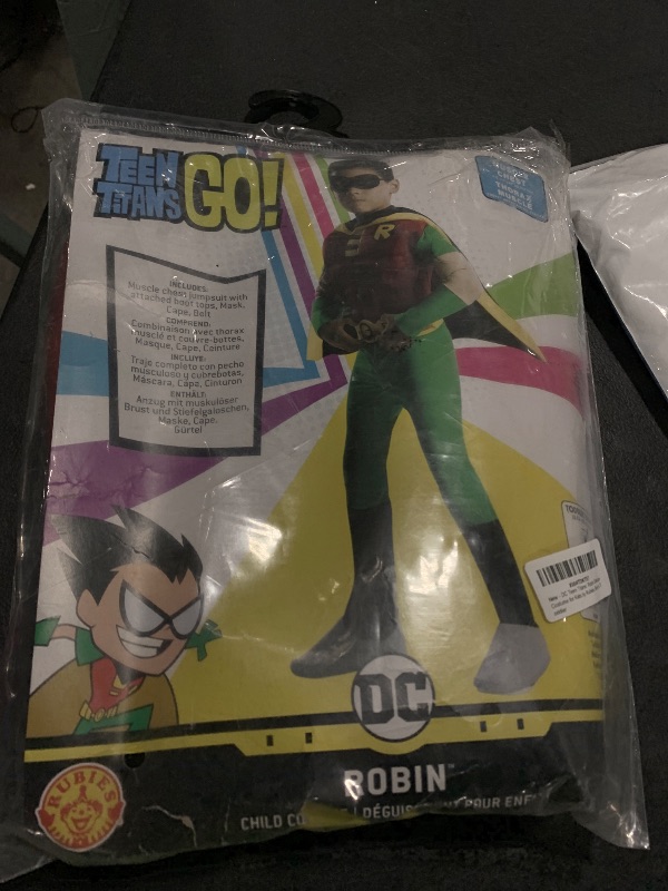 Photo 1 of DC Teen Titans: Robin Deluxe Costume for Kids by Rubies, Boy's Toddler