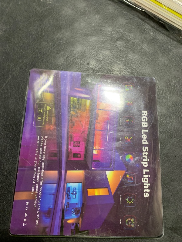 Photo 1 of 100 FT LED Lights For Bedroom?With 44 Key Infrared Remote Control And Bluetooth Application Smart LED Strip Lights, Music Synchronous Color Changing Light Strip, Used For Room Kitchen Party Decoration