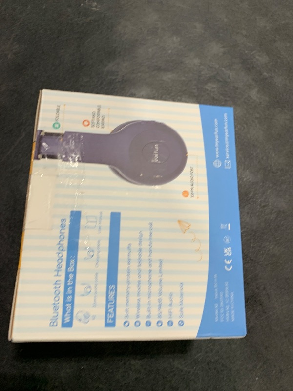 Photo 1 of EarFun K2 Kids Bluetooth Headphones, Kids Headphones with Volume Limited, 40H Playtime, Built-in Mic, Stereo Sound, Foldable Over-Ear Headphone for School/Travel/iPad/Tablet, Blue
