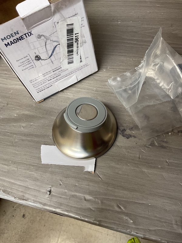 Photo 1 of Moen Spot Resistant Remote Dock for Magnetix Handheld Shower Head, Brushed Nickel Finish, 186117SRN