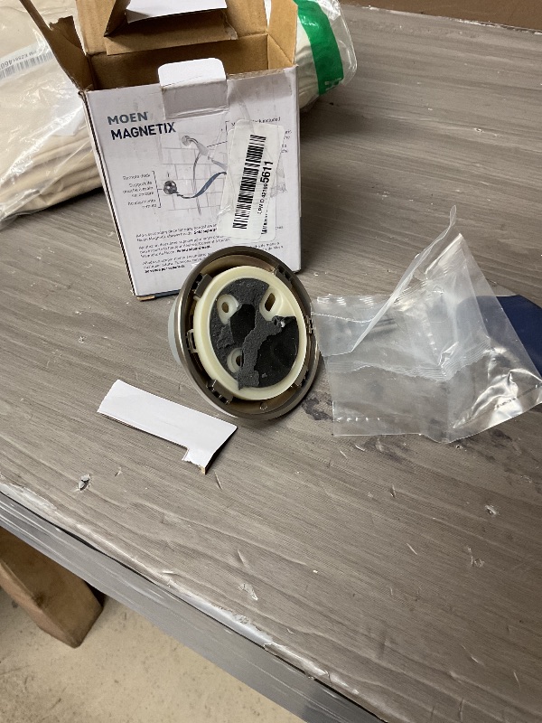 Photo 1 of Moen Spot Resistant Remote Dock for Magnetix Handheld Shower Head, Brushed Nickel Finish, 186117SRN